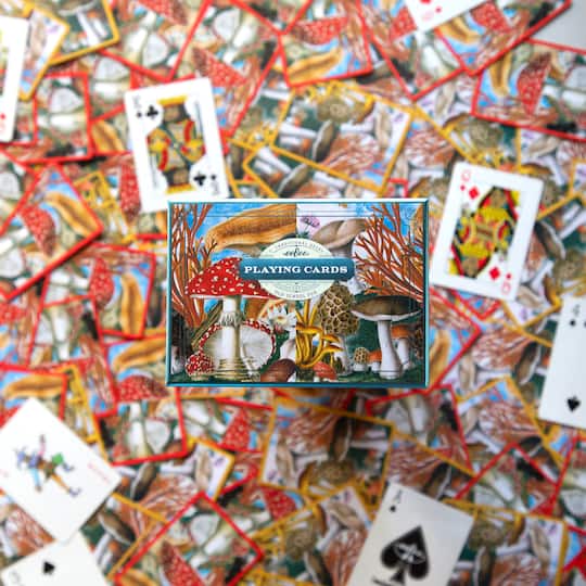 eeBoo Piece & Love Mushroom Playing Card Decks